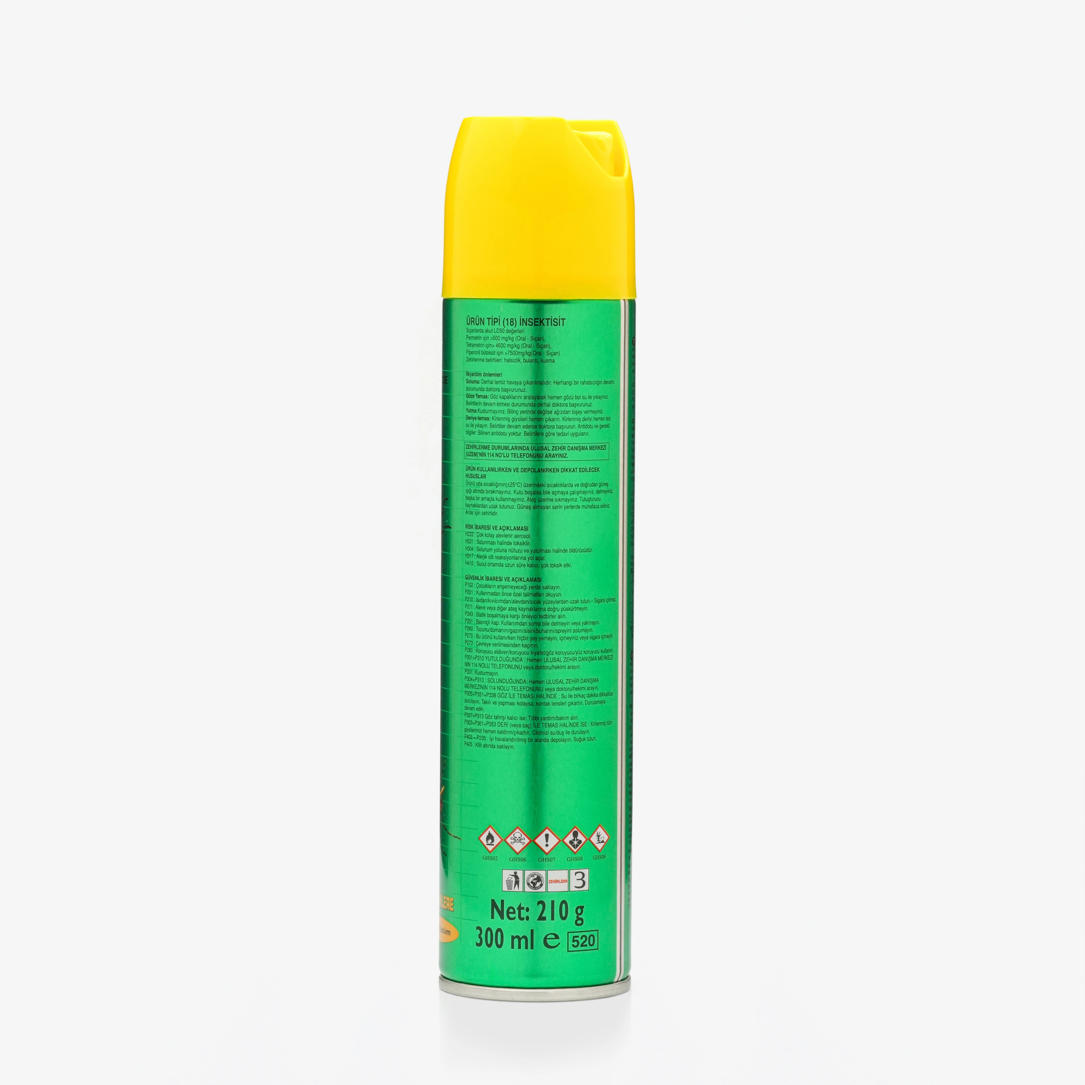 Killing Öldürücü Aerosol — arka görünüm